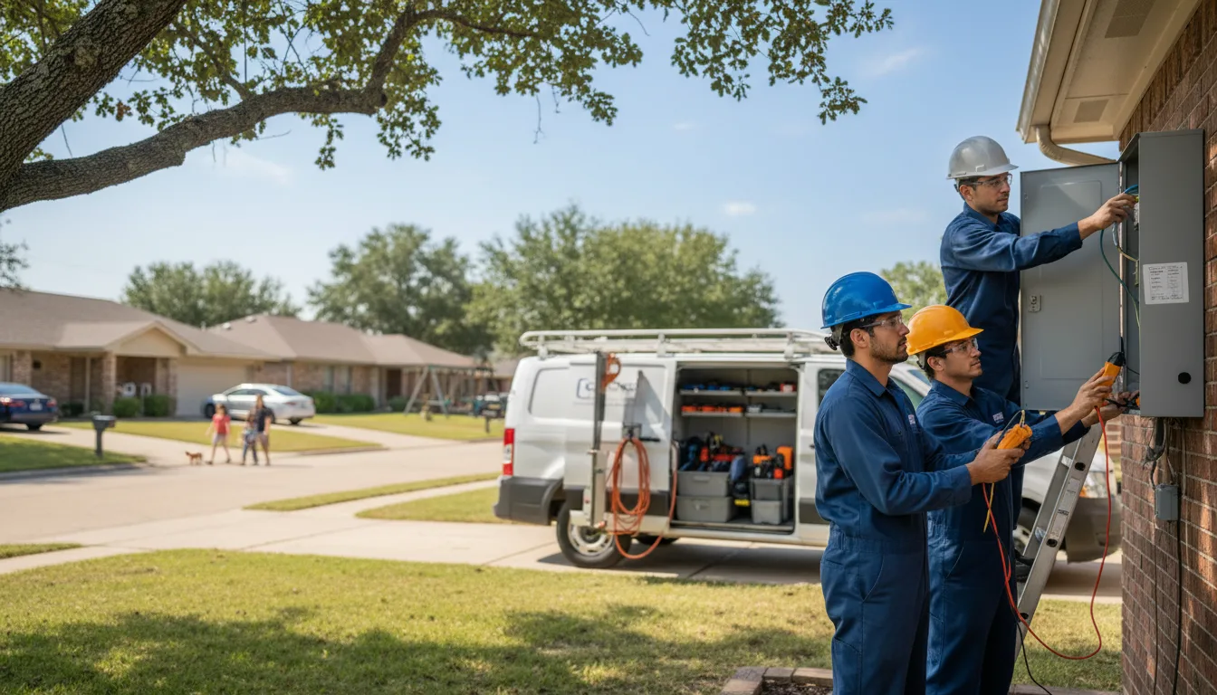 Certified electrician providing emergency electrical services in Fieldon, IL